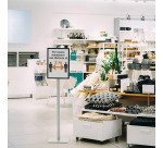 Espositore Info Stand Basic - da pavimento - A4 - Durable