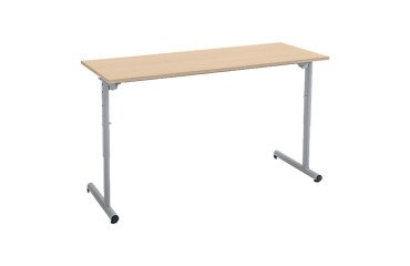 Mesa 2 plazas regulable en altura