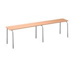 Banc scolaire hêtre L 200 cm