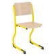 Chaise scolaire appui table et réglable en hauteur - SYLLAB