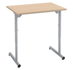 Table individuelle réglable en hauteur