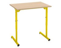 Mesa 1 plaza regulable en altura