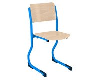 Silla escolar Syllab regulable en altura 38, 43 y 46 cm (T 4 a T6)
