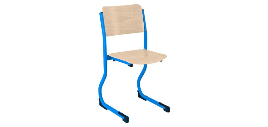 Chaise scolaire appui table et réglable en hauteur - SYLLAB