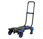 Diable chariot aluminium pliant 2 en 1 - Charge 68 kg