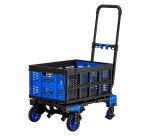 Diable chariot aluminium pliant 2 en 1 - Charge 68 kg