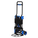 Carretilla plegable de aluminio 2 en 1 - Capacidad de carga de 68 kg