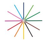 Pastelli colorati GIOTTO Elios assortiti tratto 12 pezzi con temperino ad 1 foro incluso nella confezione