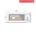 Motorized Maximum Protection High Security Safe (18.6 L, 24.8 L, 35.5 L, 49 L) - Yale electronic lock