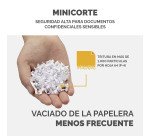 Destructora Fellowes LX-25M corte mini partículas 11,5 litros P-4