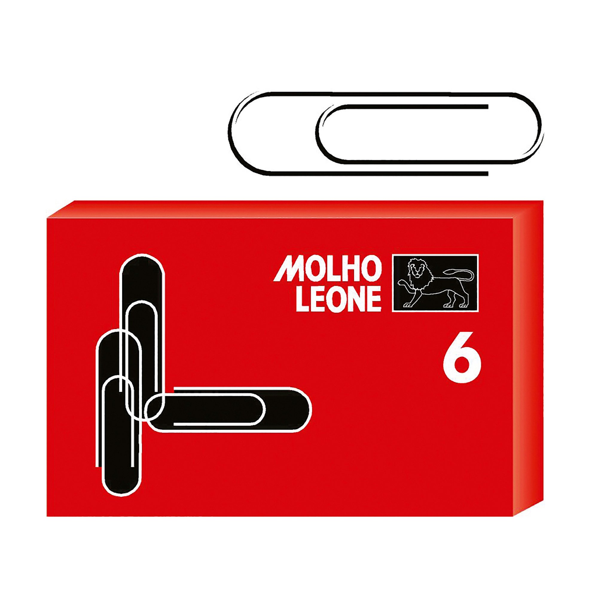 Puntas De Grapa Molho Leone 31548 - 1000 Unidades, Punta Afilada Para Grapadora De 6 Mm