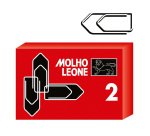 Fermagli zincati n° 2 - 23 mm MOLHO LEONE 1000 unità
