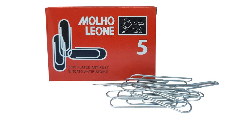 Fermagli zincati n° 5 - 50 mm MOLHO LEONE 100 unità
