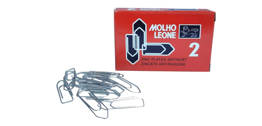 Fermagli zincati n° 2 - 23 mm MOLHO LEONE 100 unità