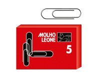 Fermagli zincati n° 5 - 50 mm MOLHO LEONE 1000 unità