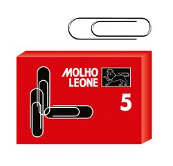 Fermagli zincati n° 5 - 50 mm MOLHO LEONE 1000 unità