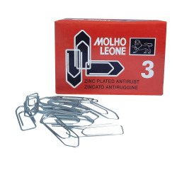 Fermagli zincati n° 3 28mm MOLHO LEONE 100 unità