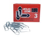Fermagli zincati n° 3 28mm MOLHO LEONE 100 unità