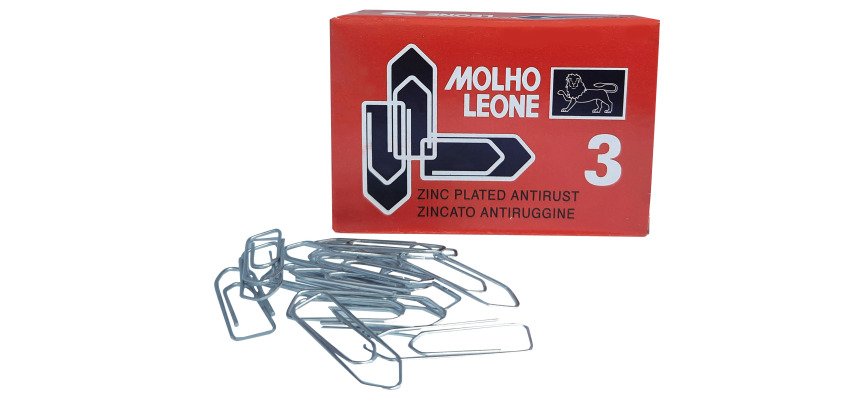 Fermagli zincati n° 3 28mm MOLHO LEONE 100 unità