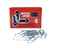 Fermagli zincati n° 4 - 32 mm MOLHO LEONE 100 unità