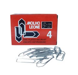 Fermagli zincati n° 4 - 32 mm MOLHO LEONE 100 unità