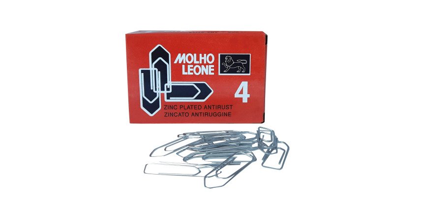Fermagli zincati n° 4 - 32 mm MOLHO LEONE 100 unità