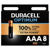 Pile Duracell Optimimum  AAA LR03 Ministilo conf. da 8 pz