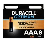 Pile Duracell Optimimum  AAA LR03 Ministilo conf. da 8 pz