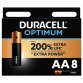 Pile Duracell Optimimum AA LR06 conf. da 8 pz