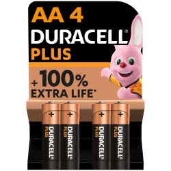 En_blister 4 piles lr06 duracell plus