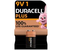 En_blister 1 piles duracell plus 9v lr61