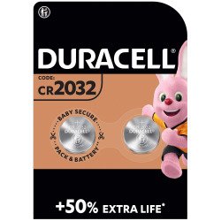 Pile litio Duracell CR2032 conf. da 2 pz