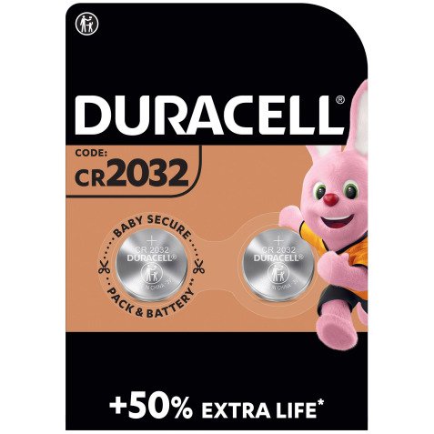 BLISTER 2 PILE LITIO DURACELL CR2032