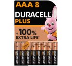 BLISTER 8 PILE ALCALINE DURACELL PLUS AAA LR03 Ministilo