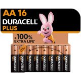 Pile alcaline Duracell Plus AA LR06 conf. da 16 pz