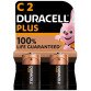 Pile alcaline Duracell Plus C LR14 conf. da 2  pz - Mezzatorcia