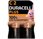 Pile alcaline Duracell Plus C LR14 conf. da 2  pz - Mezzatorcia
