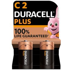 En_blister 2 piles duracell plus c lr14