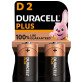 Pile alcaline Duracell Plus D LR20 conf. da 2 pz - Torcia