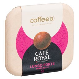 Boules de café Lungo Forte Coffee B Café Royal - Boîte de 9