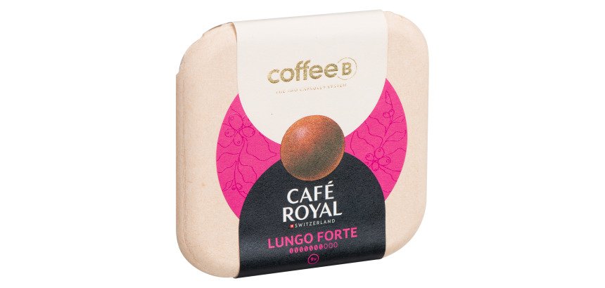 Boules de café Lungo Forte Coffee B Café Royal - Boîte de 9