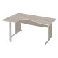 Bureau compact L 160 cm piètement L retour à gauche Essens