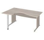 Bureau compact L 160 cm piètement L retour à gauche Essens