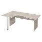 Bureau compact L 180 cm retour gauche piètement plein Essens
