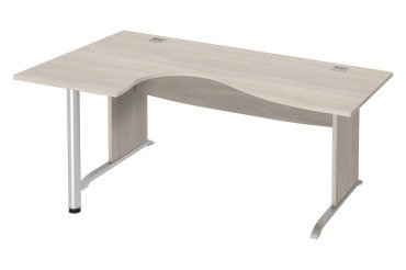 Compact desk with L-shaped legs, Bruneau Excellens Wood