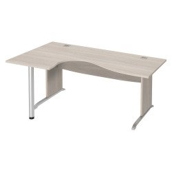 Compact desk with L-shaped legs, Bruneau Excellens Wood