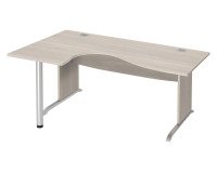 Compacte werkpost met een L-vormig onderstel in hout Bruneau Excellens