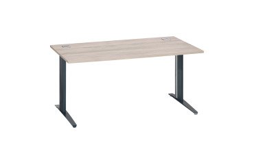Mesa recta Excellens patas fijas Metal Plus