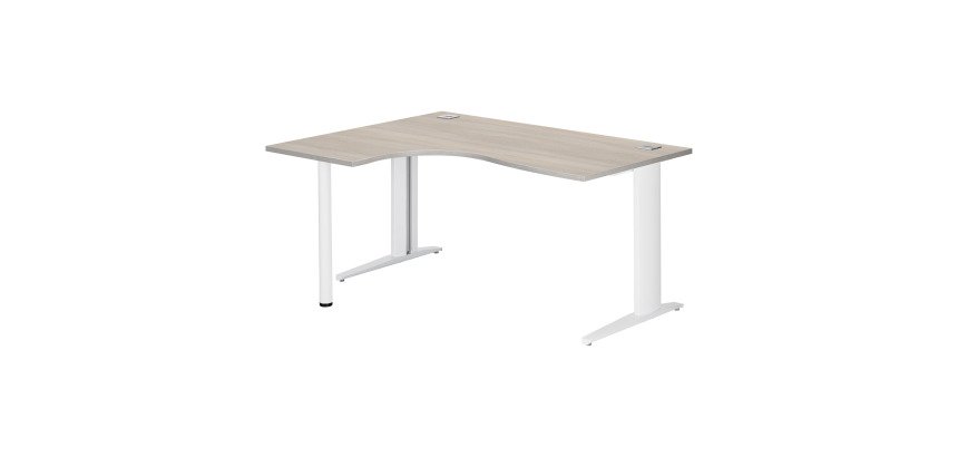 Bürokomfort Excellens Metall Plus feststehendes oder beim Aufbau einstellbares L-Gestell