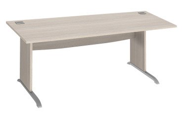 Mesa recta patas "L" madera Bruneau Excellens